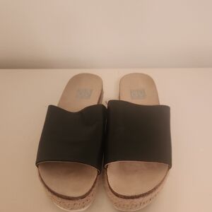Black Slide Sandals